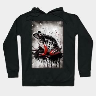 American Bullfrog Painting Hoodie